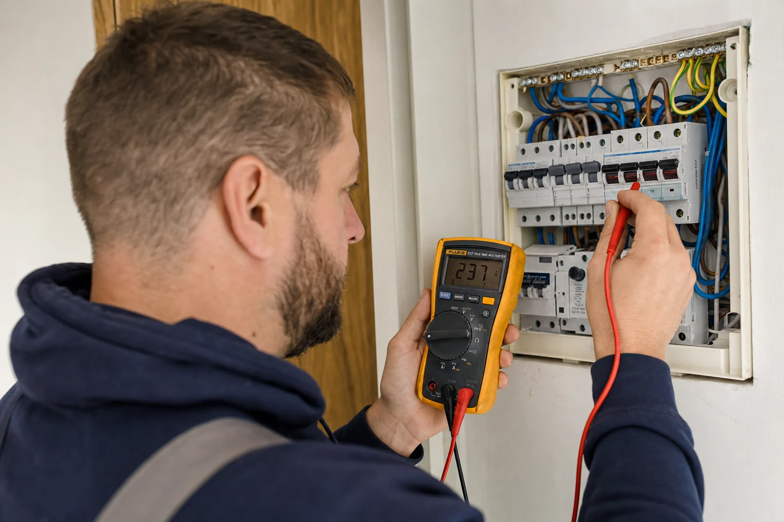 Fehlerdiagnose Elektriker Wien mit Messgerät